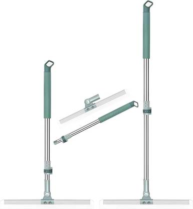 Magic Broom Sweeper for Floor Cleaning – Multifunctional Silicone Wiper Mop with Stainless Steel Extendable Handle