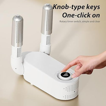Electric Shoe Dryer & Deodorizer | Foldable antibacterial & timer | For shoes gloves hats | Fast drying.