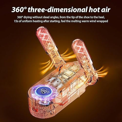 Electric Shoe Dryer & Deodorizer | Foldable antibacterial & timer | For shoes gloves hats | Fast drying.